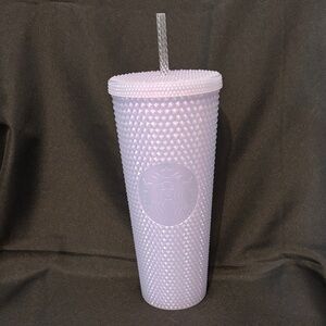 Starbucks 2021 Holiday Icy Lilac Studded Venti 24oz Cold Tumbler